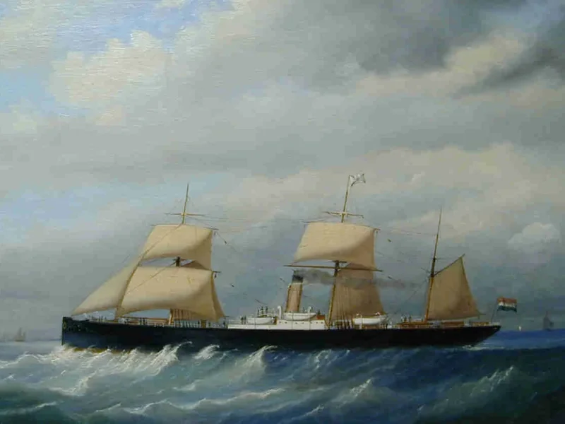 1823-Johan Coenraad Leich - La SS Prins Maurits